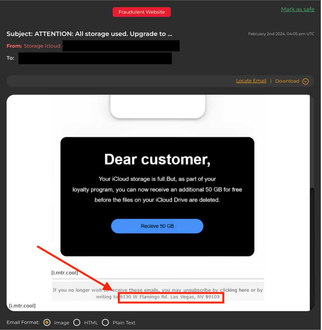 Anatomy of a Phishing Scam