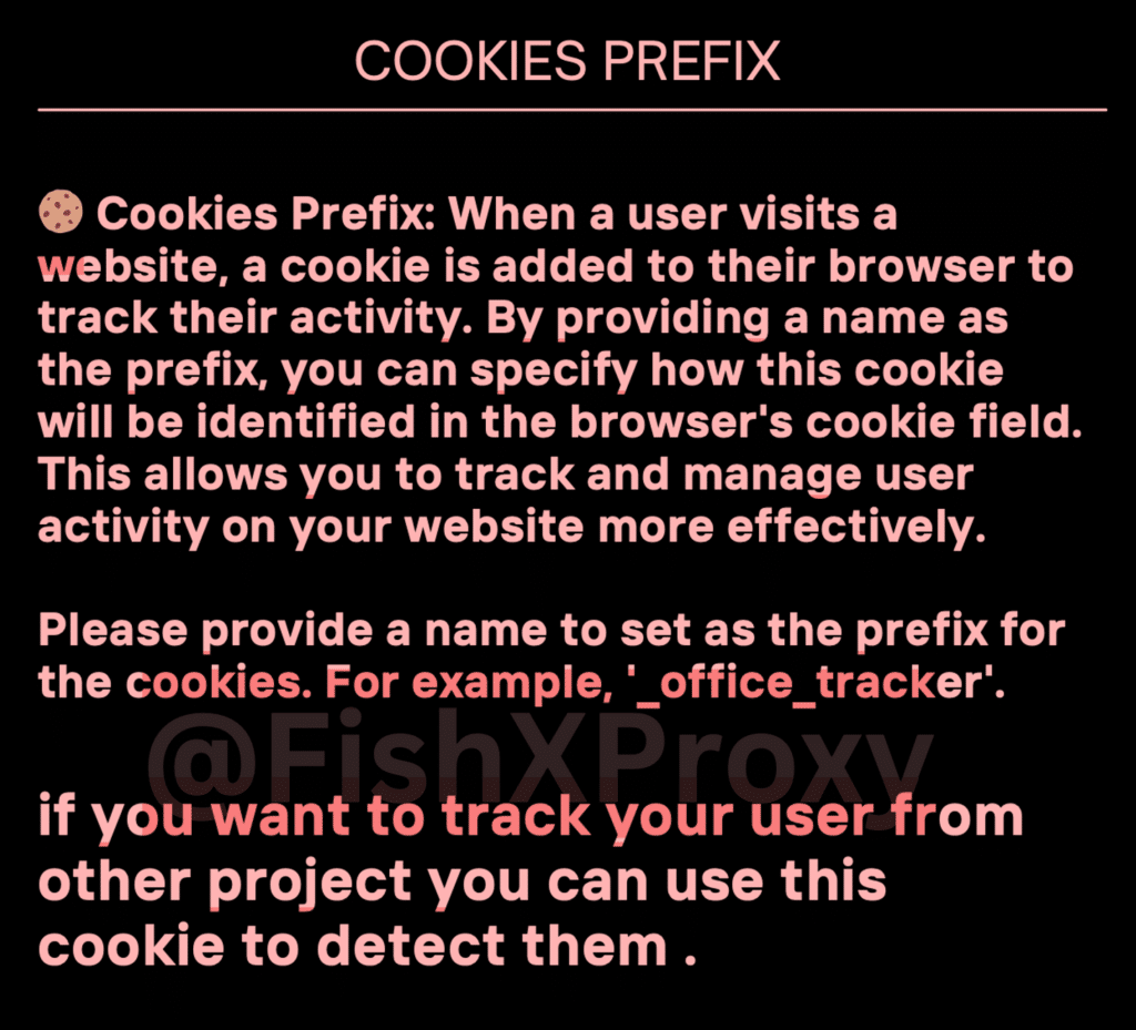 Cookies Prefix